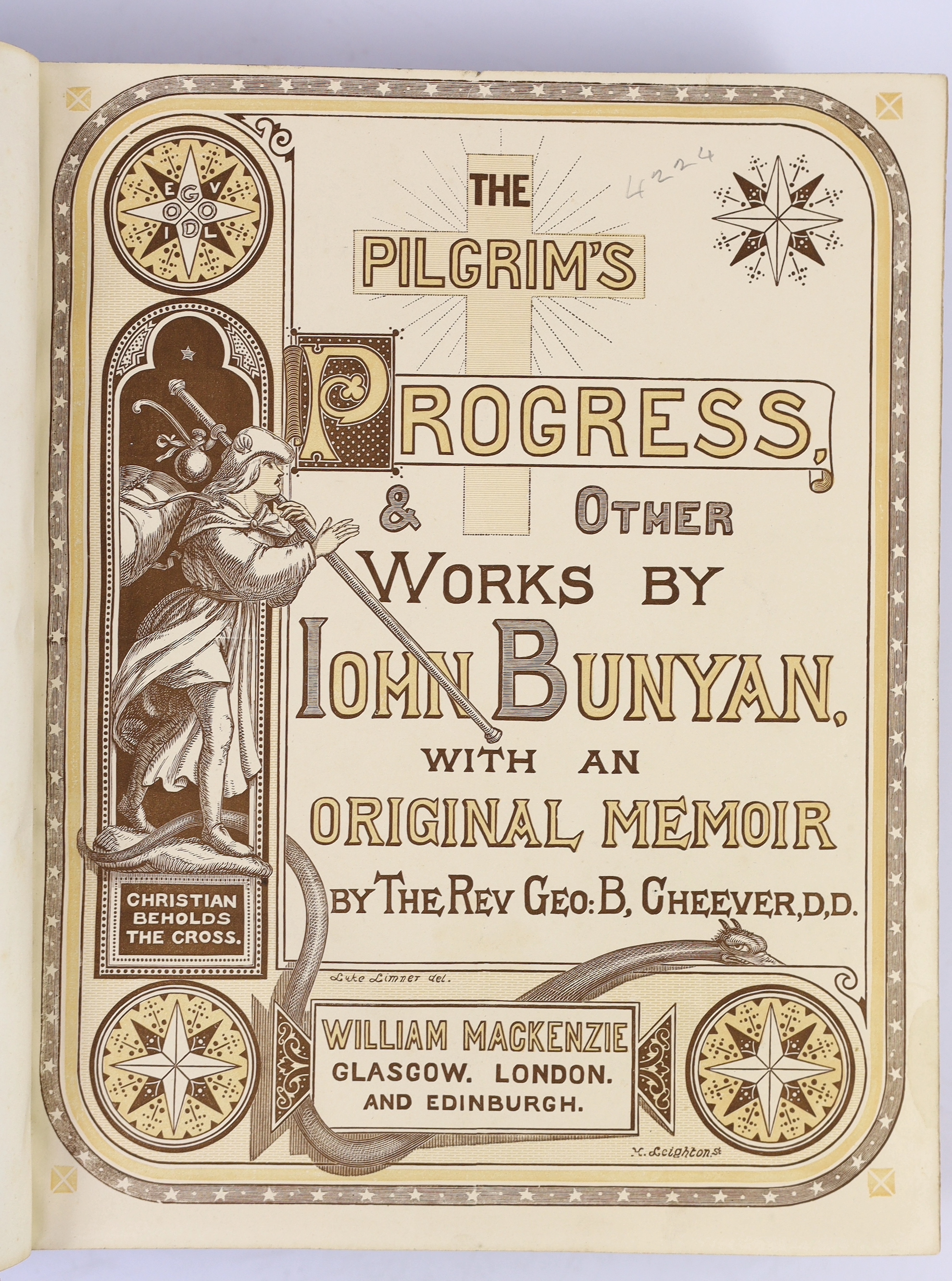 Bunyan, John. The Pilgrim’s Progress and Other Works. The Prefaces, Indices, and the Text Revised by George Offor, Esq. with copious notes, original and selected; and An Original Memoir of the Author, By the Rev. George